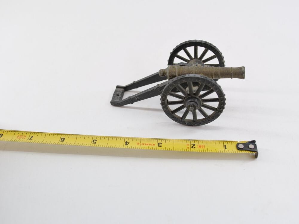 Penncraft Cast Iron Brass Cannon MIniature Display War Military Vintage